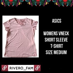 ASICS | WOMENS VNECK SHORT SLEEVE T-SHIRT | SIZE MEDIUM